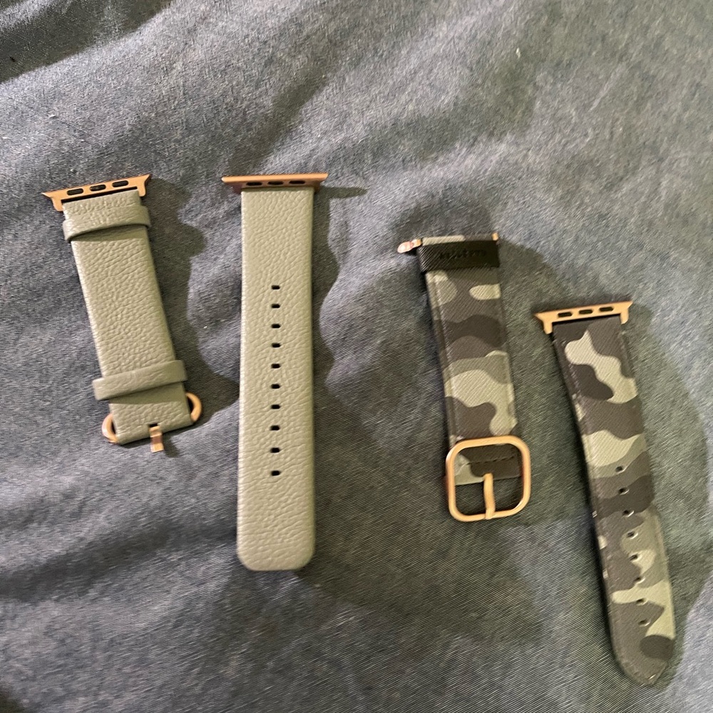 Leather Apple Watch bands- fits large size